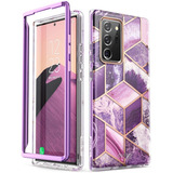 Funda Para Galaxy Note 20 Ultra, Violeta/marmol/resistente