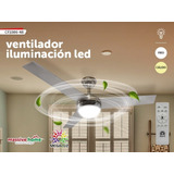 Ventilador De Techo Con Lampara Led Cf1086-48