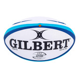 Balón Rugby Gilbert Juego Atom Match Azul Original