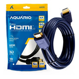 Cabo Hdmi Premium Gold 4k 3d 5 Metros Full Hd Blindado