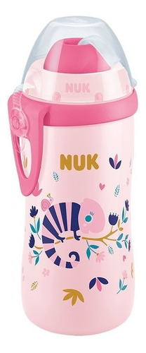 Nuk Vaso Flexi Cup Efecto Camaleon - Cebra Color Rosa