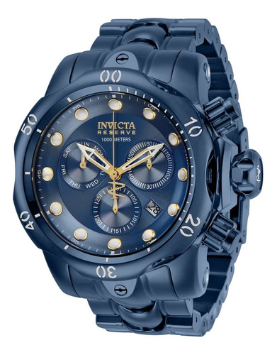 Reloj Cronógrafo Invicta Reserve De Cuarzo Con Esfera Azul P