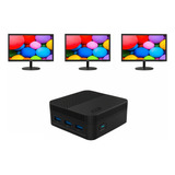 Mini Pc Com 3 Monitores 1080p Full Hd Saida Hdmi 