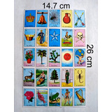 Lotería Mexicana 50 Cartas  5x5 Tradicional 16.7x26cm