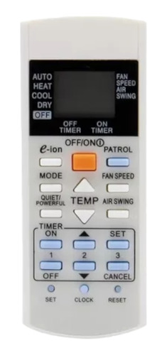 Control Panasonic Mini Split Clima Aire A75c2913 At75c3298