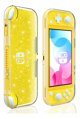 Estuche Protector Switch Lite, Estuche Transparente Con Purp