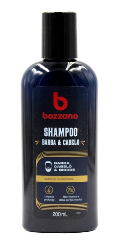 Bozzano Shampoo Barba E Cabelo 200ml