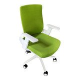 Silla Ejecutiva Chloe Blanco + Verde Color Blanco/verde