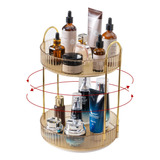 Organizador De Maquillaje Cosméticos Rotación Acrílico 360°