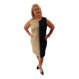 Vestido Jackie Aries Beige Xxxl