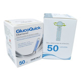 Combo 50 Tirillas + 50 Lancetas Glucoquick Gd50 Diamond