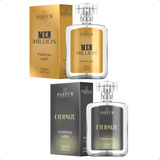 Kit 02 Parfum Brasil 100ml - Men Million + Eternize 