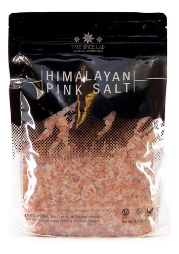 The Spice Lab - Sal Gruesa Rosa Del Himalaya, Cristal Puro G