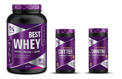 Combo Definicion Xtrenght - Proteina + Carnitina + Cutter