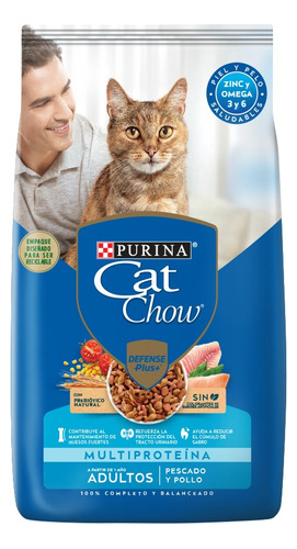 Cat Chow Adultos Pescado Y Pollo 15kg Alimento Para Gato