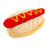 Juguete De Peluche Para Mascota Hot-dog Con Sonido Color Café