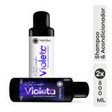 500 Ml Shampoo + 500 Acondicionador Matizador Azul O Violeta