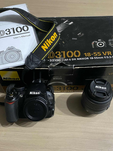 Cámara Nikon D3100 Kit Más Lente Nikon 55/300