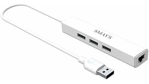 Adaptador De Red Lan Smays Micro Usb A Rj45 Ethernet Otg Hub