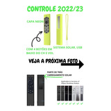 Capa Controle Silicone Samsung 4k Uhd Carregamento Solar Usb