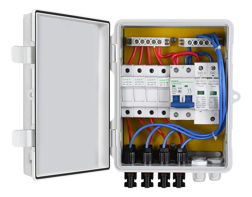 Eco-worthy Caja Combinadora Fotovoltaica De 4 Cuerdas Con Pa