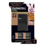 Cargador Duracell +6 Pilas Aa 2500ma+2 Pilas Aaa Recargables