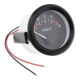 Voltímetro De Coche Eléctrico Led De 2 Pulgadas, 52 Mm, 12 V