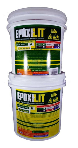 Epoxilit Impermeabilizante Naval Pincelável Piso Parede 6kg