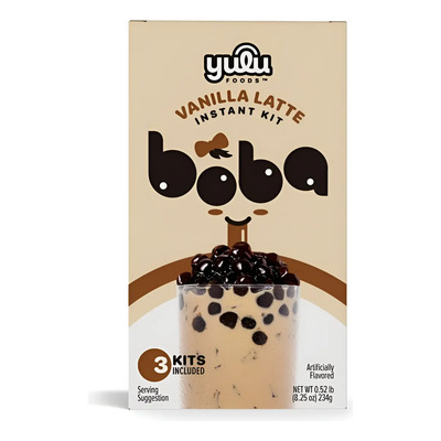Yulu Foods Boba Vainilla Latte Te Instantáneo 234g