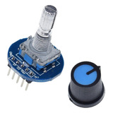 Módulo Codificador Rotativo Ec11 Giratorio + Perilla Arduino
