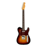 Guitarra Eléctrica Fender American Professional Ii Telecaster De Aliso 3-color Sunburst Brillante Con Diapasón De Palo De Rosa