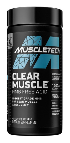 Aminoacido Muscletech Clear Muscle Next Gen 42 Capsulas