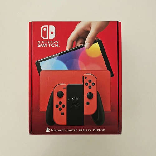 Nintendo Switch Oled 64gb Color Roja - Versión Mario