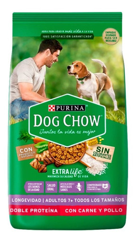 Dog Chow Adulto Longevidad  X 21 Kg
