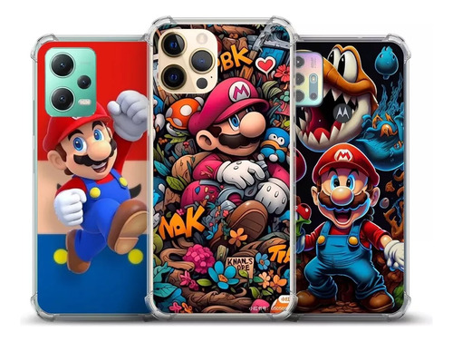 Capa Capinha Case Super Mario Bros Pers. Escolha O Modelo