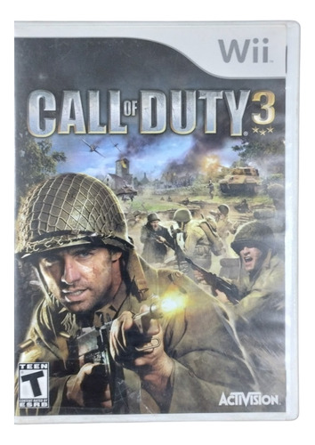 Call Of Duty 3 Juego Original Nintendo Wii
