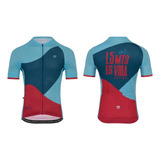 Jersey Ciclismo M/c Hombre Gw Alta Visibilidad Azul