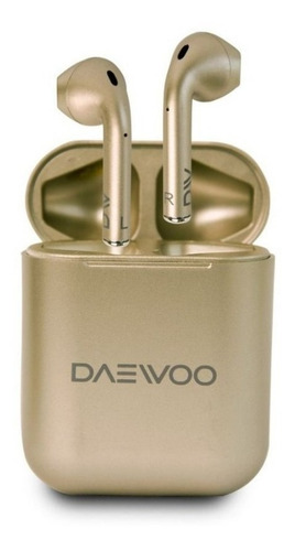 Auriculares In-ear Inalámbricos Daewoo Sense Candy Dw-373 Dorado Con Luz Led
