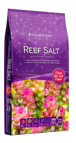 Reef Salt Aquaforest Saco 25kg Sal Para Aquário Marinho