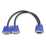 Paquete De 2 Cables Divisores Vga Full Hd 1080p De 1 Pi...