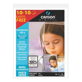 Papel Photo Glossy Canson 180 G Carta X 10 (+10)