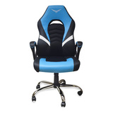 Gaming Naceb Silla Gamer Titan Na-0935a Silla Gamer Ergonómica Azul/negro