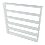 Nicho Organizador Expositor 200 Esmaltes 5 Prateleiras Mdf Cor Branco