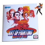 Manual Repro Japonês Art Of Fighting 3 Neo Geo Aes 