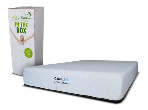 Colchón En Caja Bio Mattress Individual Memory Foam Gel 