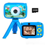 Suziyo Camara Para Ninos Con Tripode, Videocamara De Video D