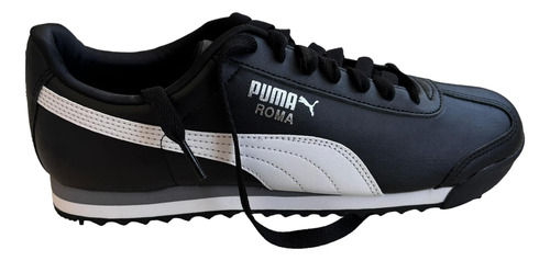 Tenis Puma Roma Black White Negros