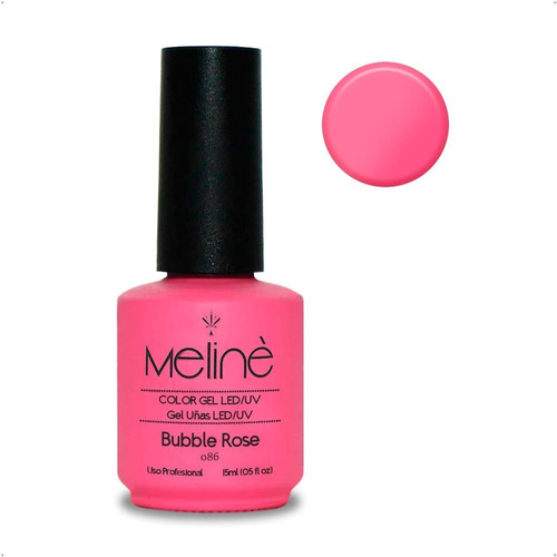 Esmalte Meline Nuevos Colores Gel Uv/led Semip. X 15 Ml