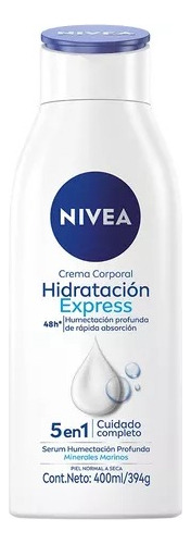 Crema Corporal Hidratación Express 5 En 1  Nivea 400 Ml