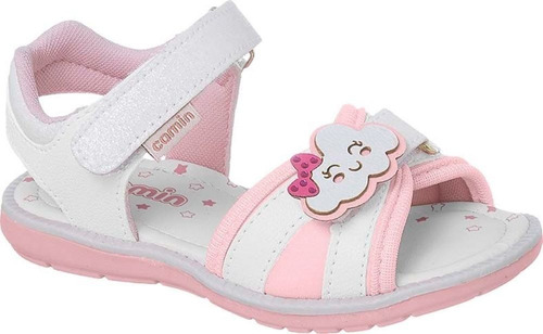 Sandalia Infantil Menina Bebe Baby 2 Velcros Conforto Camin